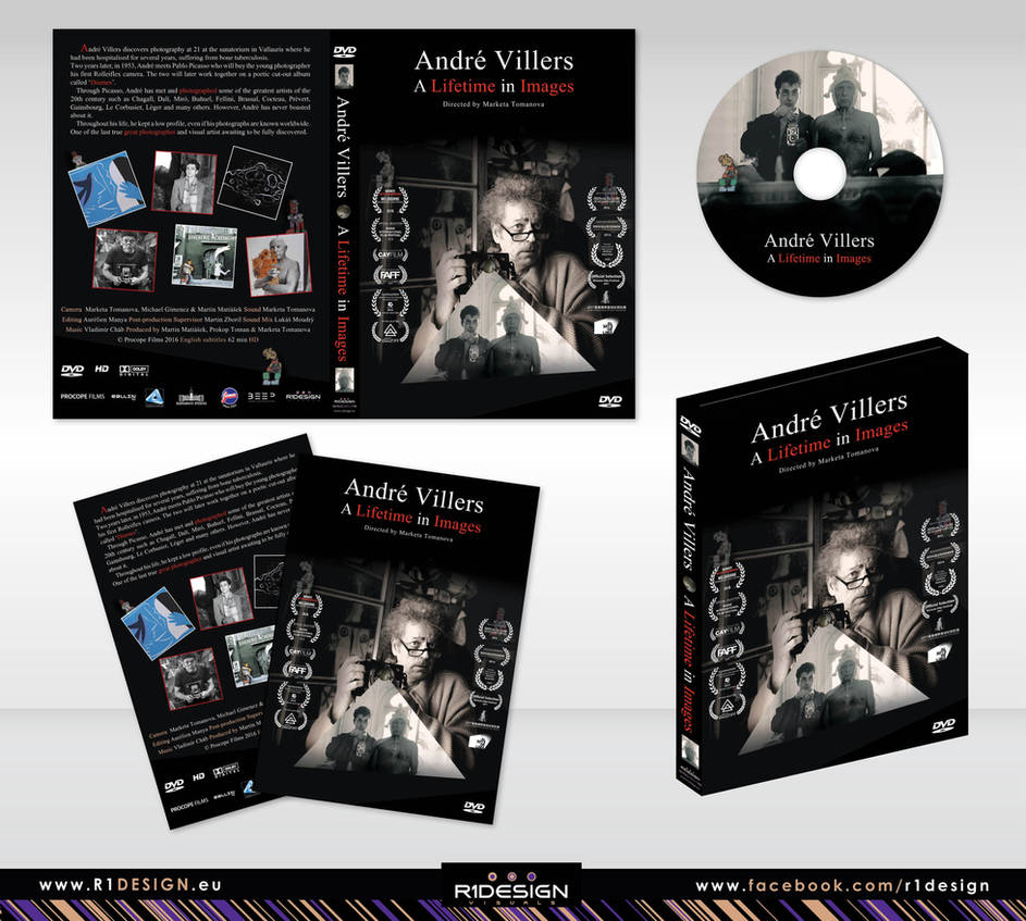 DVD cover-Documentary film-A Lifetime in Images by R1Design