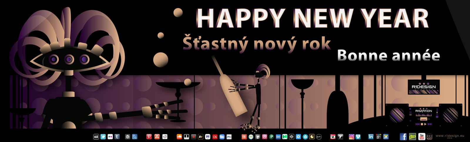 New year greeting by R1Design New year greeting by R1Design