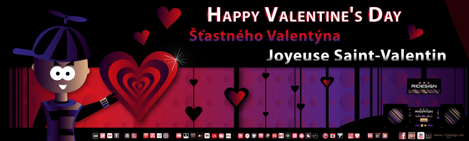 Happy Valentine's Day 2017 by R1Design Happy Valentine's Day 2017 by R1Design