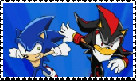 Sonic vs Shadow stamp