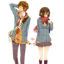 Anime couple render (2)