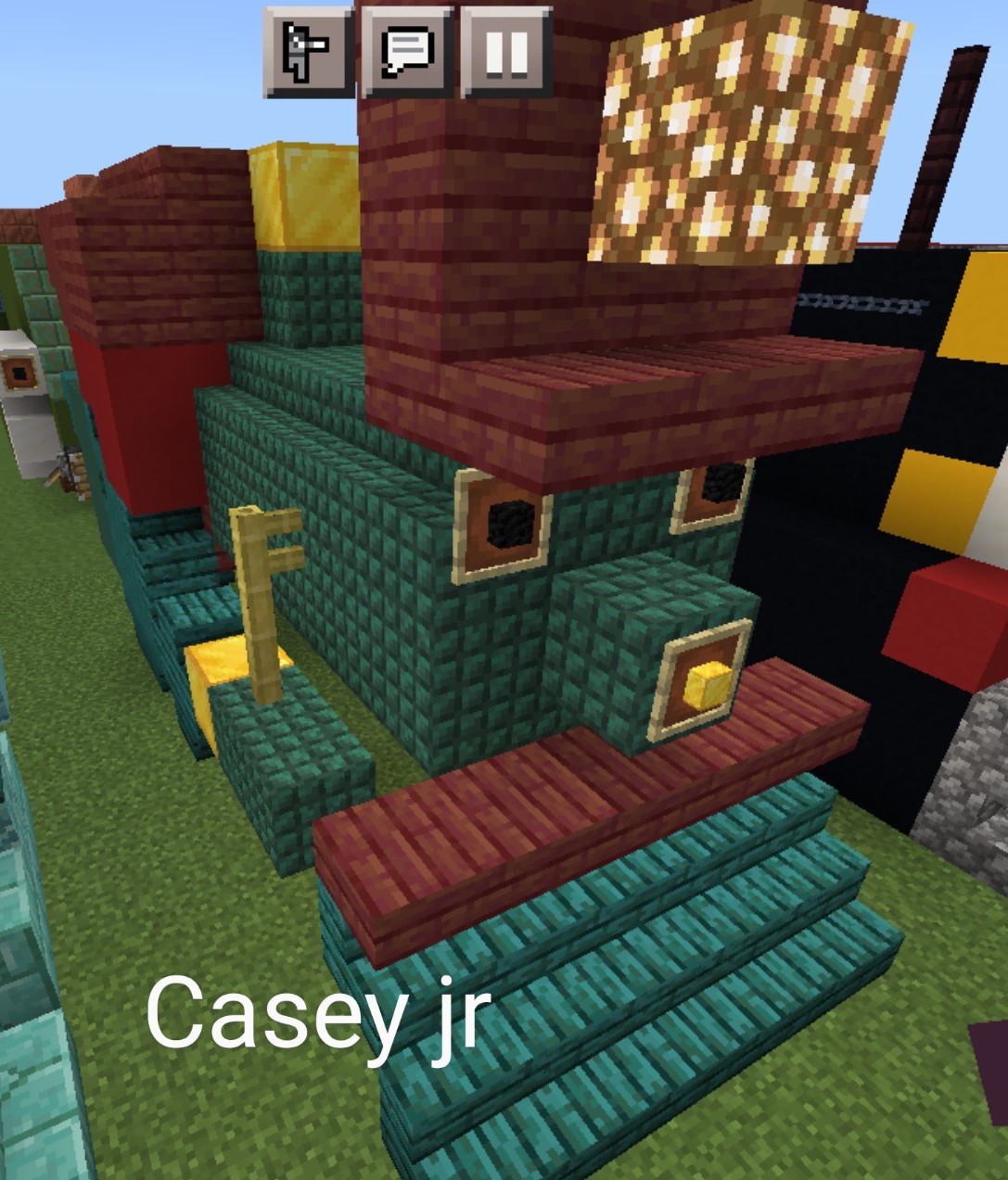 Casey jr minecraft by SquibbyBros on DeviantArt