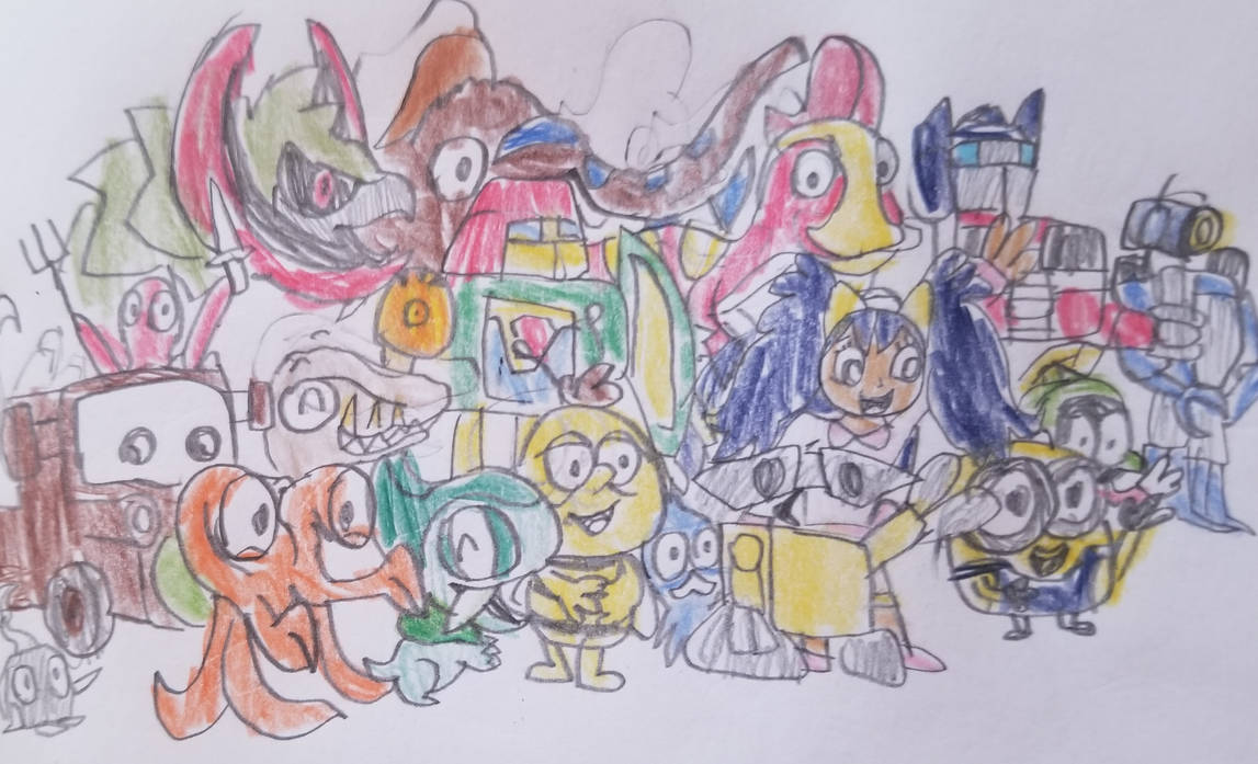 Roger Rabbit Gacha Roger Rabbit Scene But With My Fav Characters 3 by SquibbyBros on ...