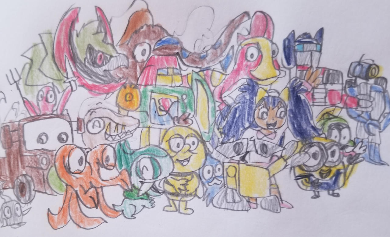 Roger Rabbit Scene But With My Fav Characters 3 by SquibbyBros on ...