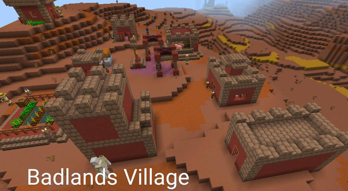 Beppo Minecraft Builds Minecraft Badlands Village Fanbuild by SquibbyBros on DeviantArt