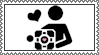 Companion Cube Stamp by Saldemonium