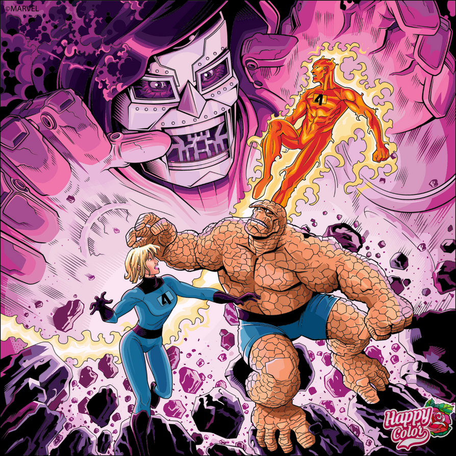 The first family of Marvel Vs Dr Doom by Doctorjazzman1 on DeviantArt