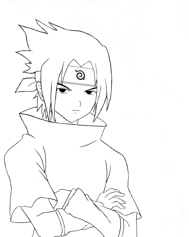 Sasuke Line Trace Sasuke - Line Art by uchihasasuke-kun on DeviantArt