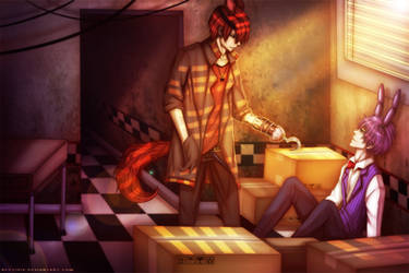A Helping Hand (FNAF Fanart) by Neytirix