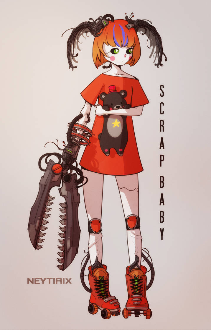 Scrap Baby Redesign FNAF Fanart By Neytirix On DeviantArt scrap-baby-redesign-fnaf-fanart-by-neytirix-on-deviantart