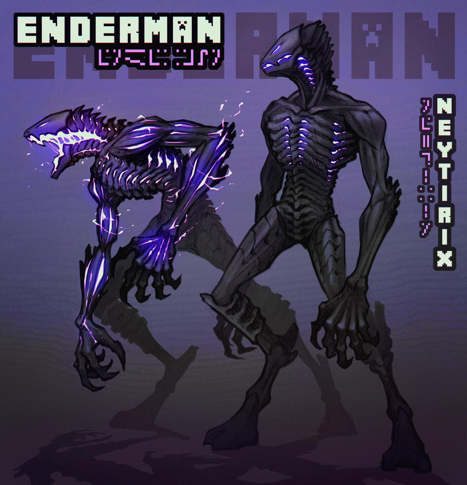 Minecraft Enderman Skin by Phaneronic on DeviantArt