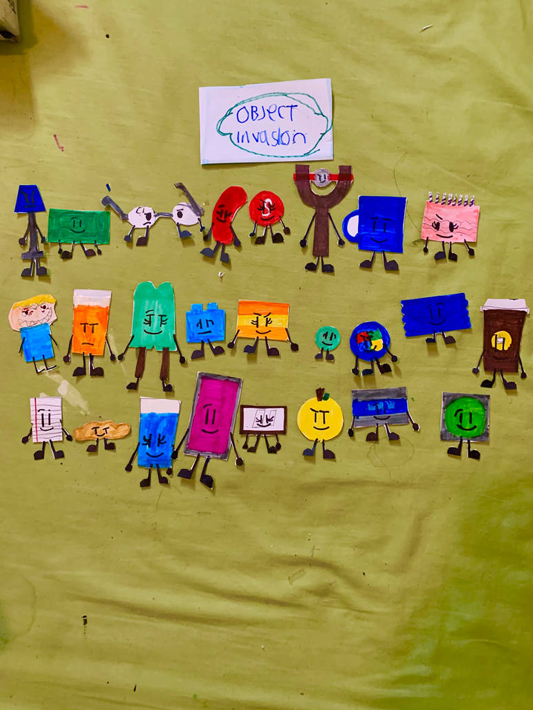 Object Invasion characters i made out of paper by Terrellprice on ...