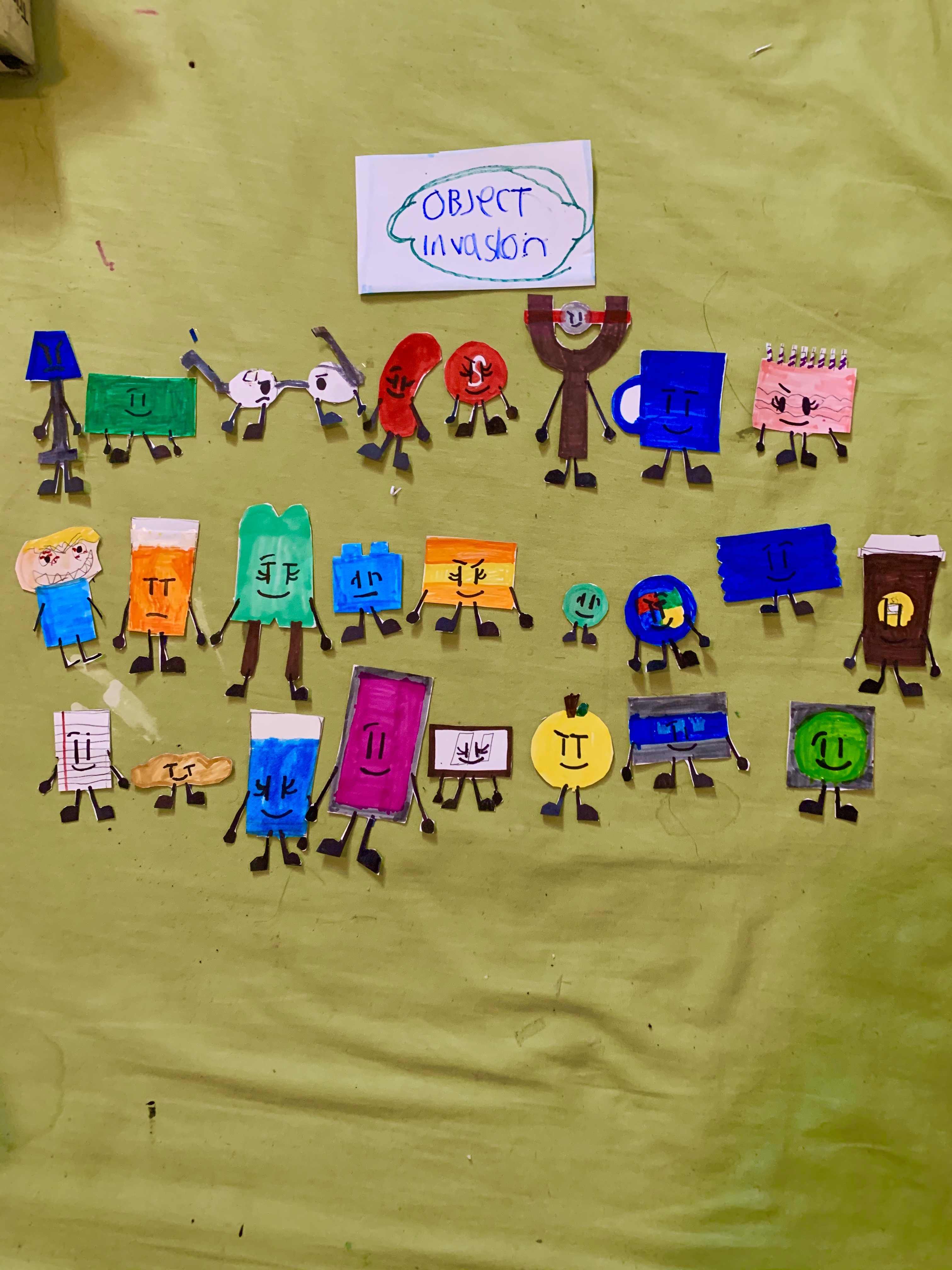 Object Invasion Button Object Invasion characters i made out of paper by Terrellprice on ...