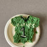 Eagles jersey Shaped Rice crispy