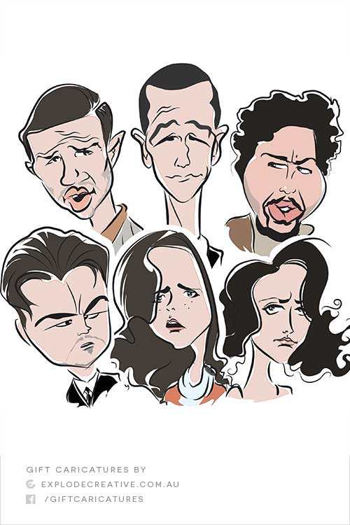 Inception Caricatures
