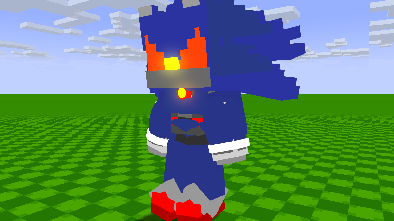 Mecha Sonic Sprite Minecraft Map