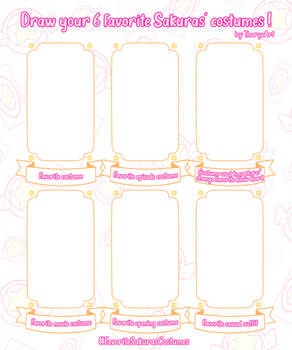 CardCaptor Sakura Favorite Costume Template Meme