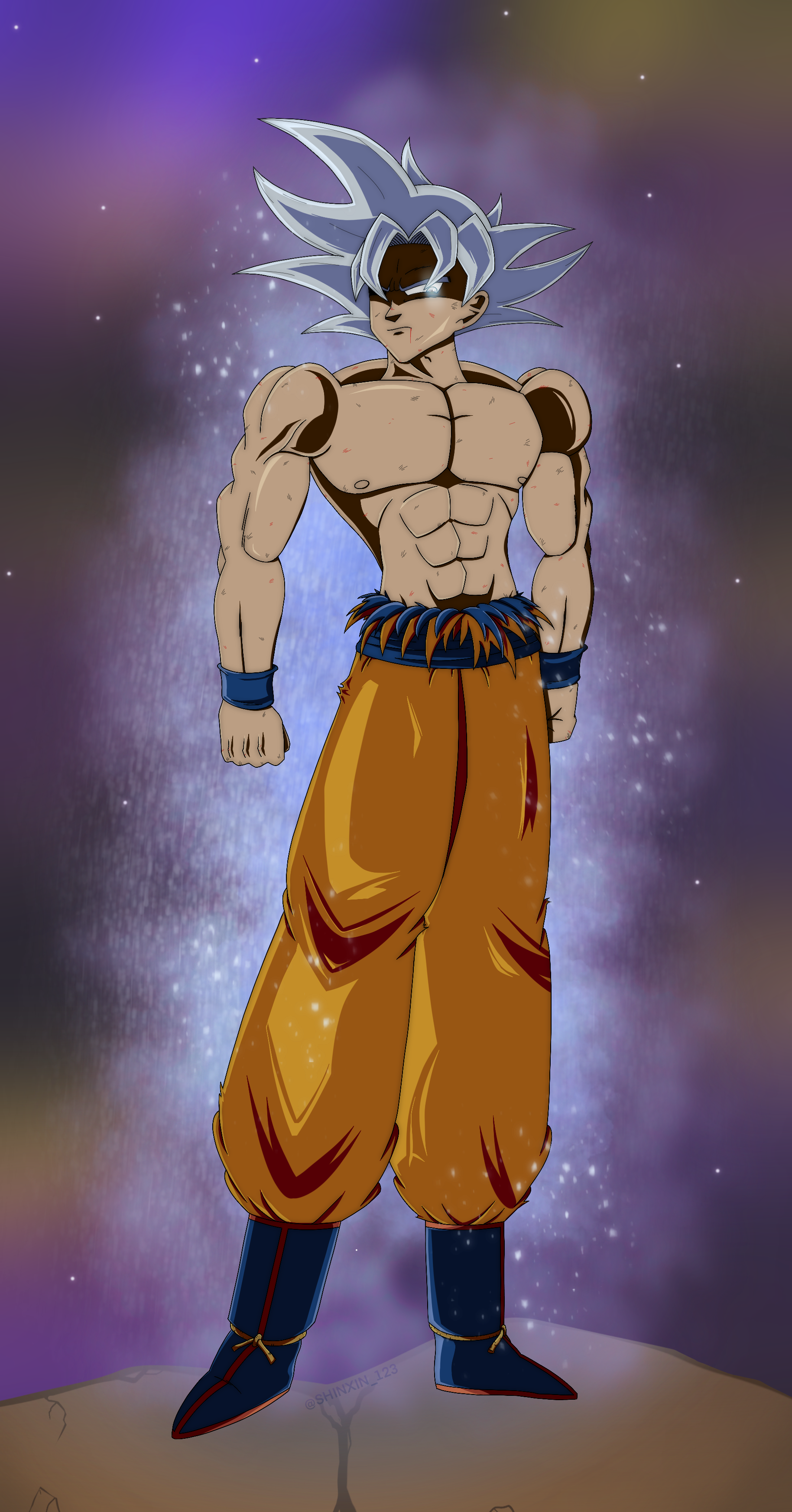 Ultra Instinct SSJ5 Goku by sainikaran9999 on DeviantArt