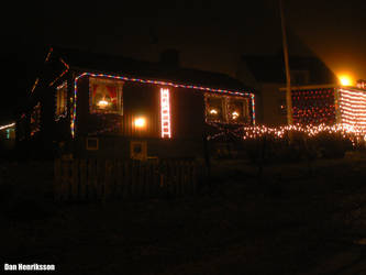 Christmas house in sweden