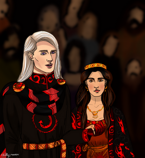 Rhaegar Targaryen and Elia Martell's Wedding 280AC
