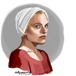 June/Offred (The Handmaid's Tale) by chillyravenart