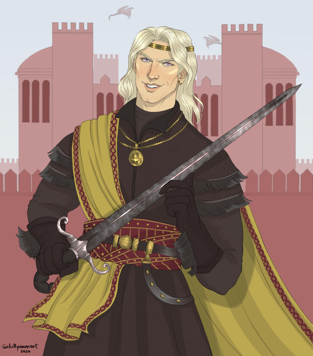 Daemon Targaryen DTIYS by chillyravenart on DeviantArt