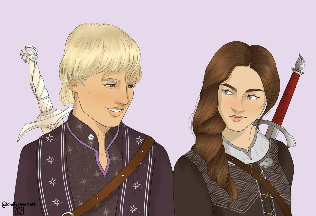 Arya Stark And Ned Dayne By Chillyravenart On DeviantArt arya-stark-and-ned-dayne-by-chillyravenart-on-deviantart