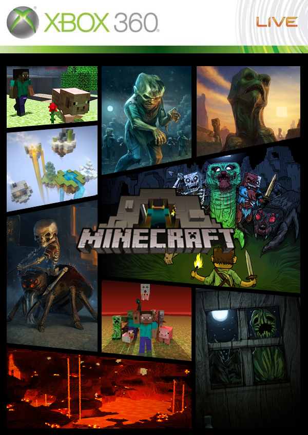 Minecraft Xbox 360 Cover GTA Style