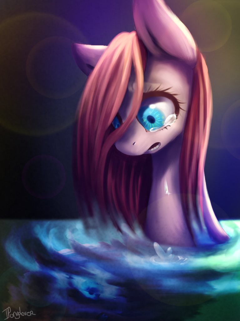 Crying pony