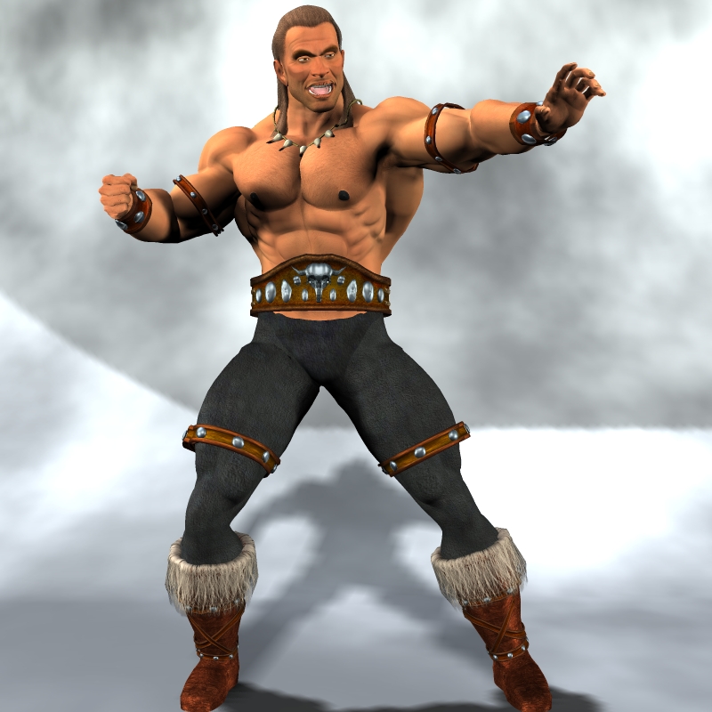 Modern Barbarian Wrestler guy