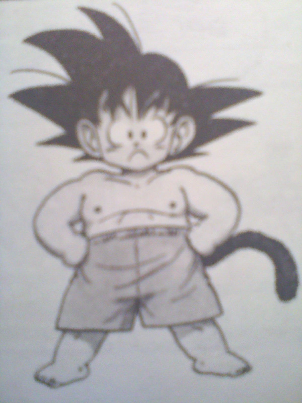 Kid Son Goku drawing