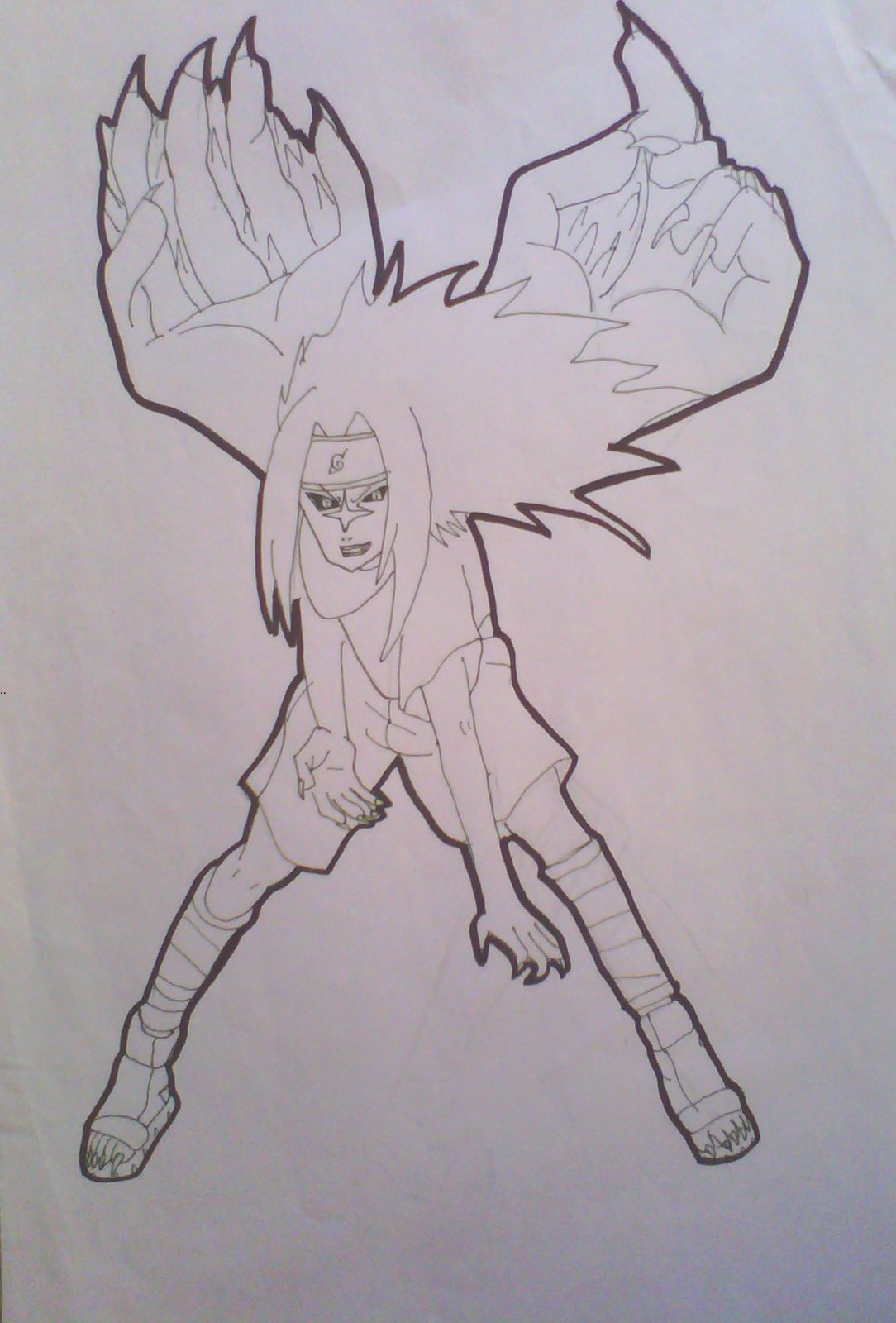 Kleki//Drawing///Saskue Uchiha!