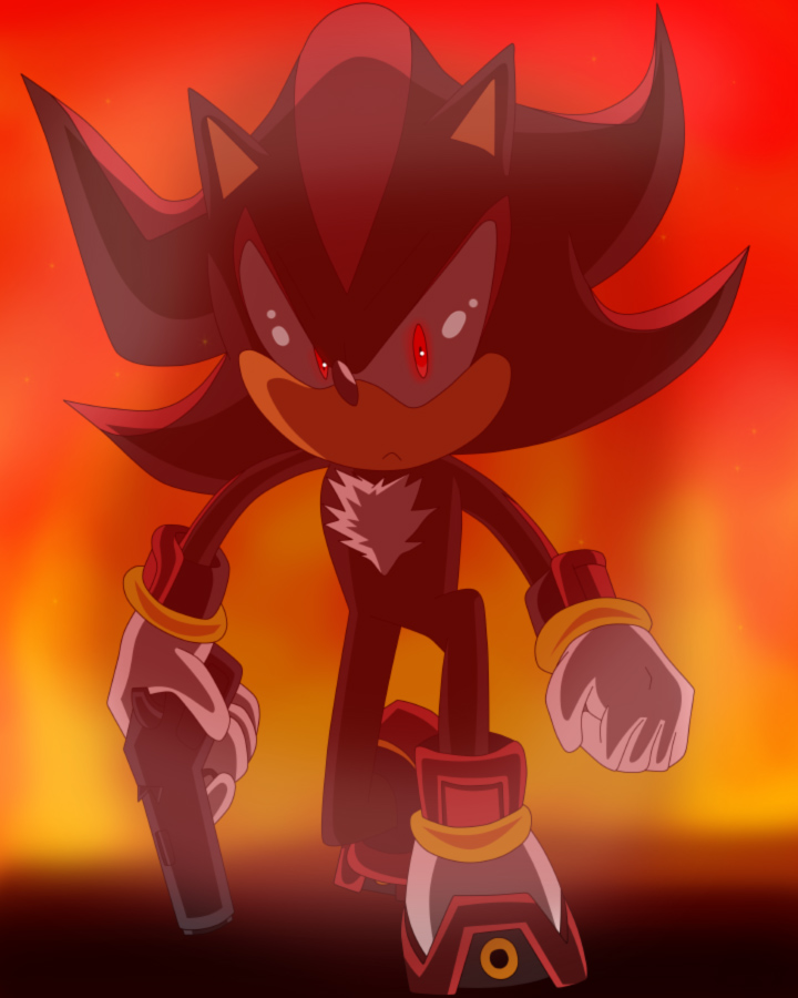 Shadow the Hedgehog -explosion of Chaos- by Krizart-DA on DeviantArt