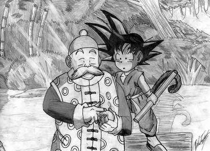 Goku y el abuelo