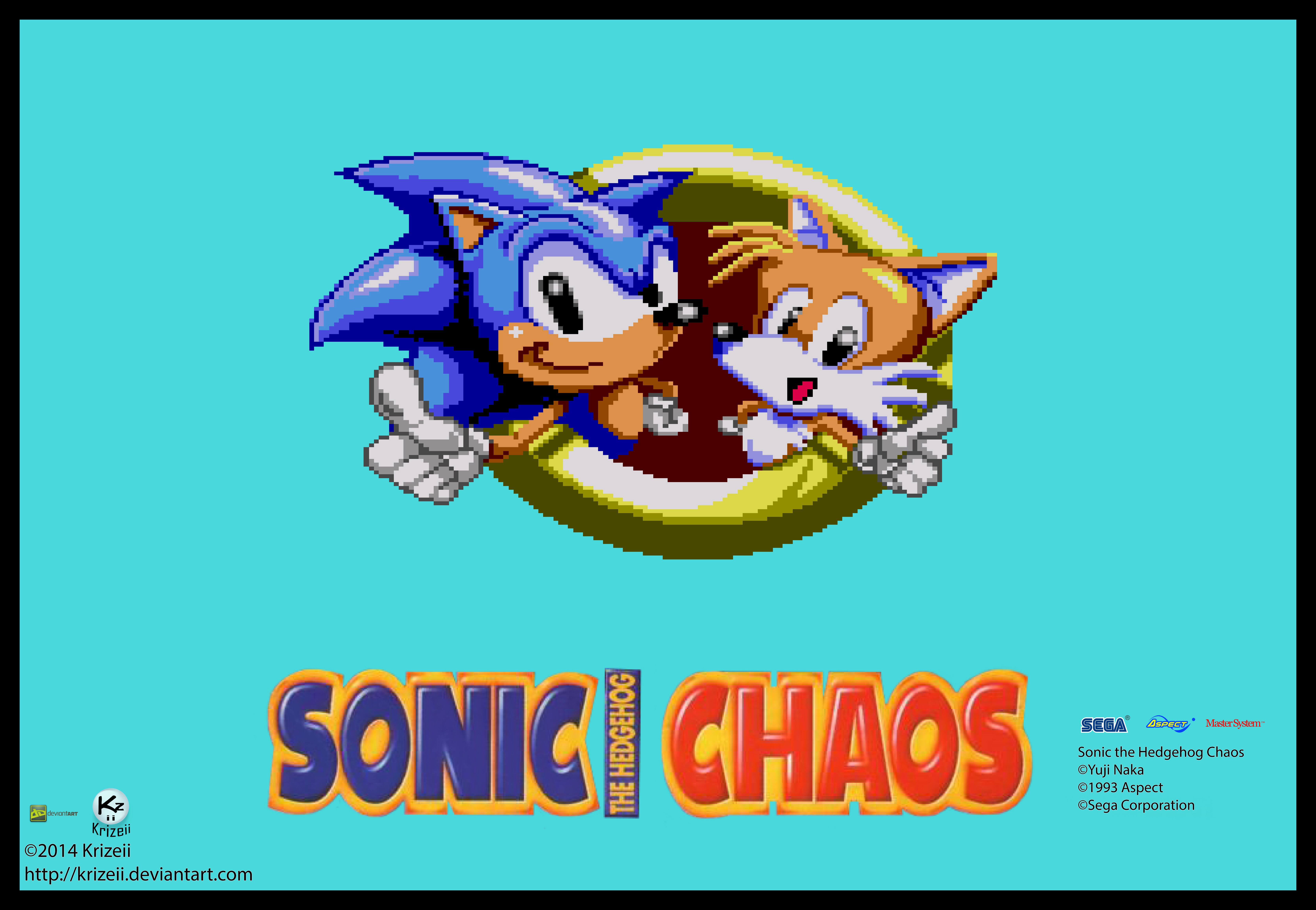 Sonic Chaos HD Title Screen WIP by sonicgen91 on DeviantArt