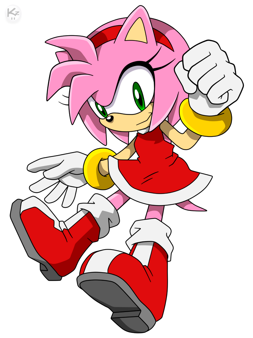 Amy Deviantart Amy Rose by Krizart-DA on DeviantArt