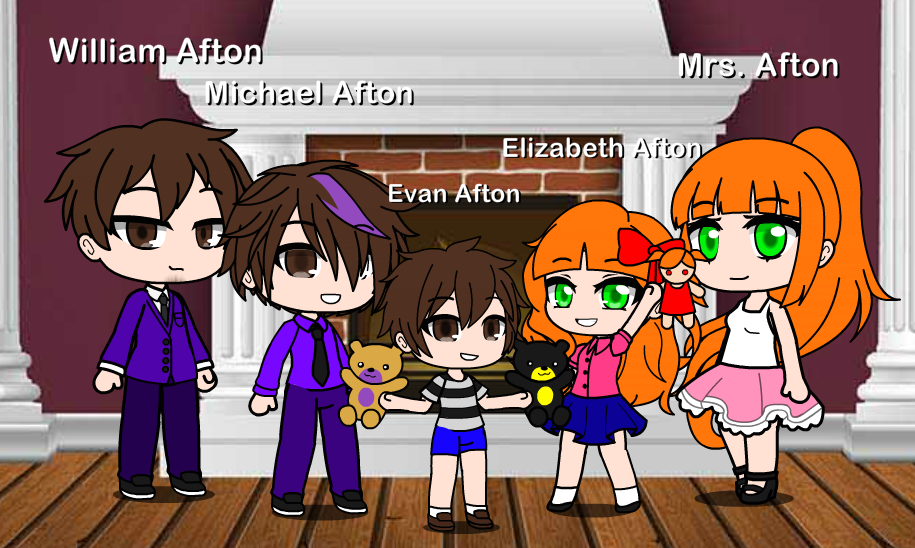 My Version of the Afton Family (Version 1) by Smileheart110 on DeviantArt