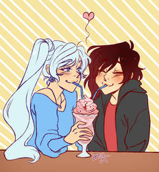 Ice Flower Date (FemSlash February)