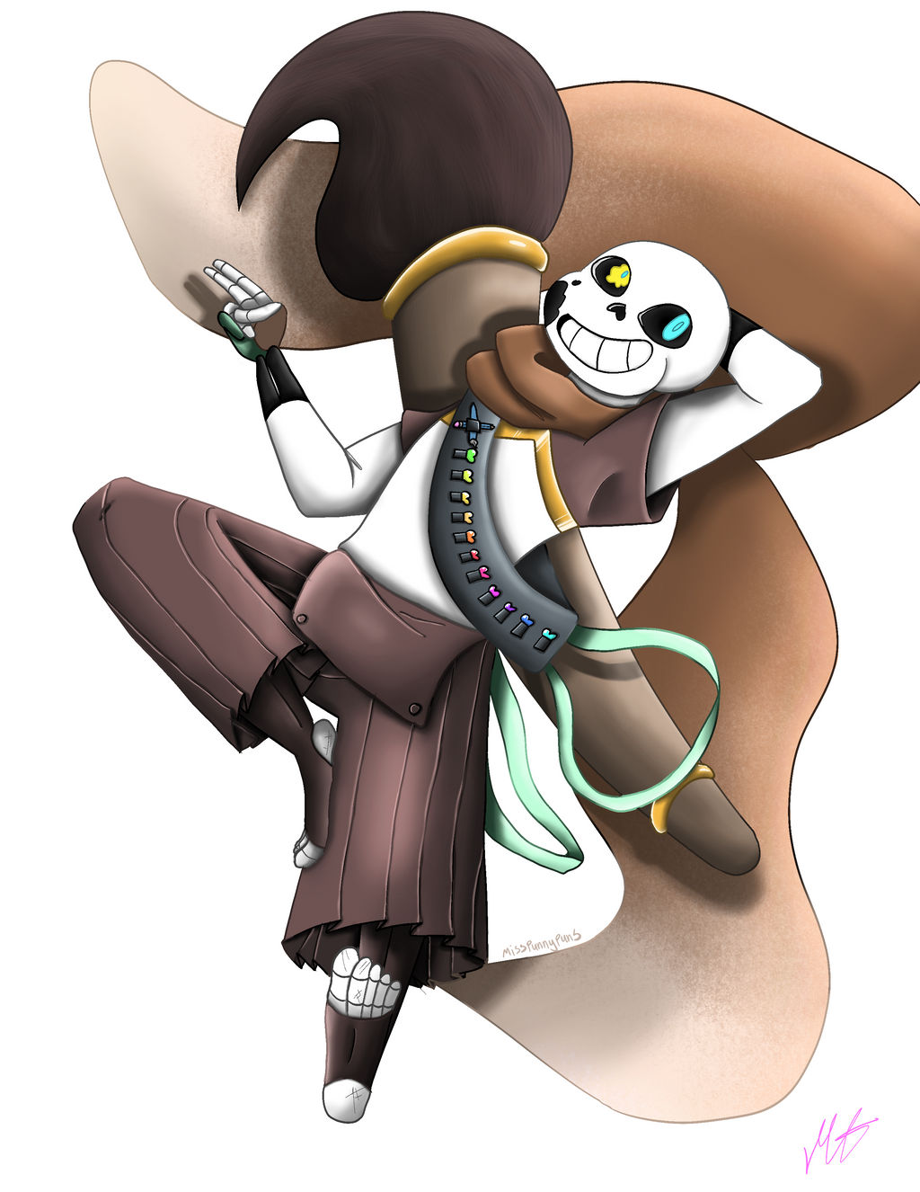 Ink Sans Redesign Fan Art by MissPunnyPuns on DeviantArt