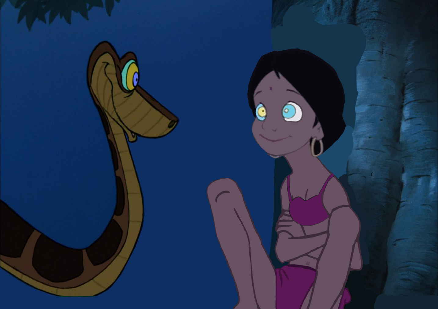 Shanti hypnotized by Kaa 2