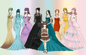 PKMN:  Eeveelution Gowns