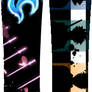 Bleach snowboard