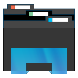 File Explorer Icon - Black (Windows 7 Style) By Bastardoperator On  Deviantart