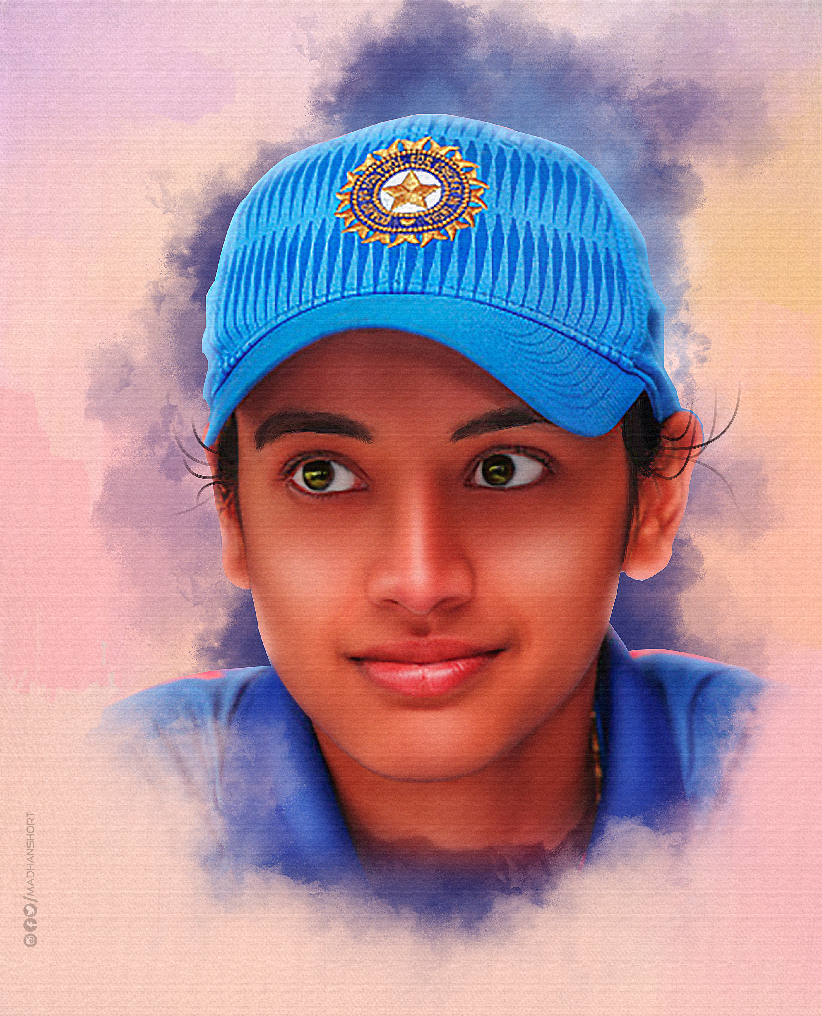 smriti Mandhana by madhanshort on DeviantArt smriti Mandhana by madhanshort on DeviantArt