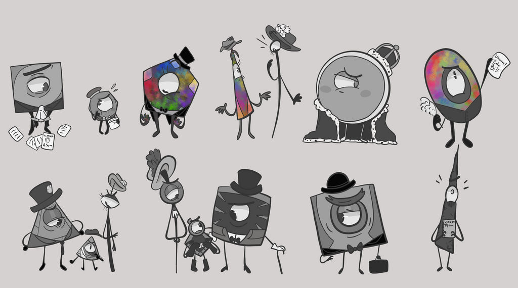 Shape Designs by CuteNerdyBean23 on DeviantArt