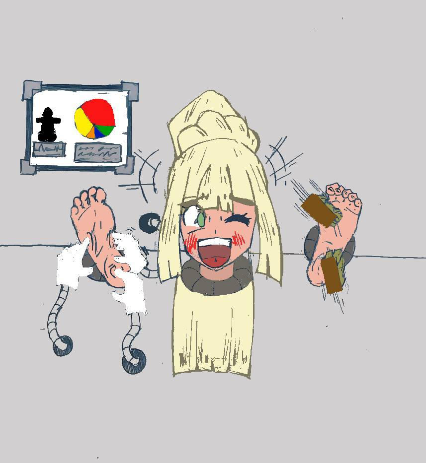 Lillie in the Tickle Wall (colored) by MoeTickleMachine on DeviantArt