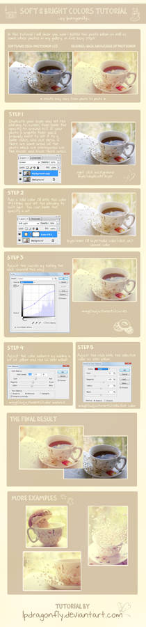 soft bright colors tutorial
