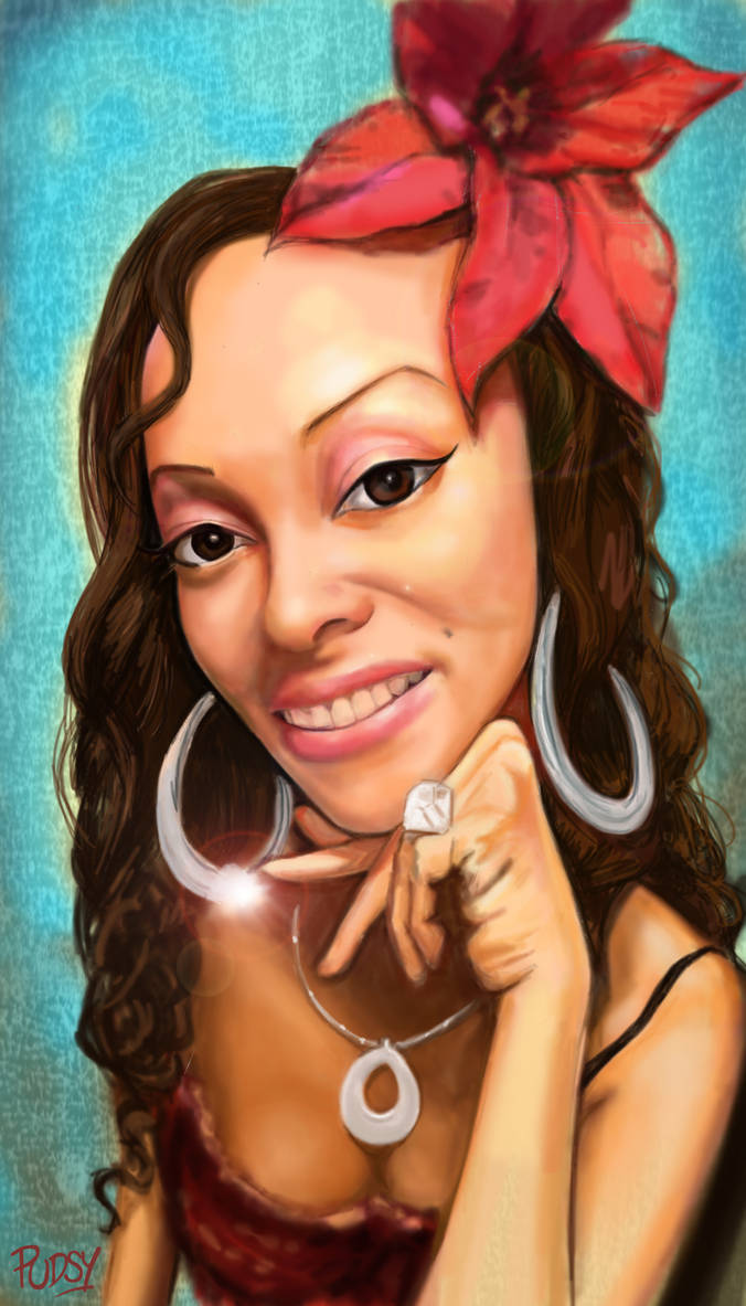 Naptown Barbie Portrait by Pudsybear