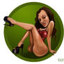 Naptown Barbie Pinup
