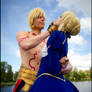 Fate Stay Night - Saber and Gilgamesh II